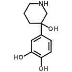 CAS#: 100112-61-6, 4-(3-Hydroxy-3-Piperidinyl)-1,2-Benzenediol