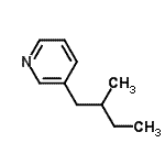 CAS#: 100131-53-1, 3-(2-Methylbutyl)Pyridine