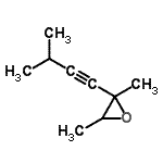 CAS 登录号：100144-35-2， 2,3-二甲基-2-(3-甲基-1-丁炔-1-基)环氧乙烷