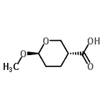 CAS#: 100205-36-5, (3R,6S)-6-Methoxytetrahydro-2H-Pyran-3-Carboxylic Acid