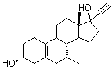 CAS#: 100239-44-9, (3alpha,14xi)-17-Ethynyl-7-Methylestr-5(10)-Ene-3,17-Diol