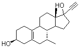 CAS#: 100239-45-0, (3beta,14xi)-17-Ethynyl-7-Methylestr-5(10)-Ene-3,17-Diol