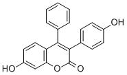 CAS#: 100242-24-8, 7-Hydroxy-4-Phenyl-3-(4-Hydroxyphenyl)Coumarin