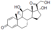 CAS#: 100311-08-8, (5Z,9alpha,11alpha,13E)-9-Fluoro-11,17,21-trihydroxy-Pregna-1,4-diene-3,20-dione