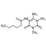CAS#: 100314-00-9, N-(6-Amino-1,3-Dimethyl-2,4-Dioxo-1,2,3,4-Tetrahydro-5-Pyrimidinyl)Hexanamide