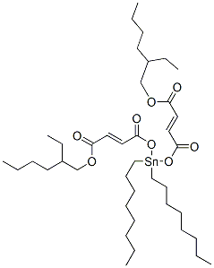 CAS#: 10039-33-5, 2-Ethylhexyl 14-Ethyl-6,6-Dioctyl-4,8,11-Trioxo-5,7,12-Trioxa-6-Stannaoctadeca-2,9-Dienoate
