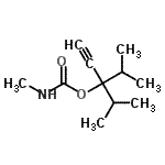 CAS#: 100400-51-9, 3-Isopropyl-4-Methyl-1-Pentyn-3-Yl Methylcarbamate