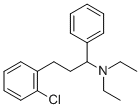CAS 登录号：100427-85-8， alpha-(2-氯苯乙基)-N,N-二乙基苄胺