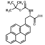 CAS#: 100442-89-5, (2S)-2-({[(2-Methyl-2-Propanyl)Oxy]Carbonyl}Amino)-3-(1-Pyrenyl)Propanoic Acid