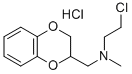 CAS#: 100447-57-2, 2-((N-2-Chloroethyl-N-Methyl)Amino)Methyl-1,4-Benzodioxan Hydrochloride