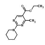CAS#: 100451-18-1, Ethyl 4-Methyl-2-(1-Piperidyl)Pyrimidine-5-Carboxylate