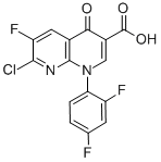 CAS#: 100492-04-4, 7-Chloro-1-(2,4-Difluorophenyl)-6-Fluoro-1,4-Dihydro-4-Oxo-1,8-Naphthyridine-3-carboxylic Acid