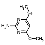 CAS#: 100559-66-8, 4-Methoxy-6-(Methylselanyl)-2-Pyrimidinamine