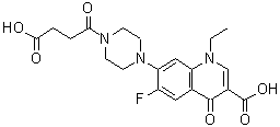 CAS#: 100587-52-8, Norfloxacin Succinil