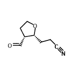 CAS#: 100604-71-5, 3-[(2R,3R)-3-Formyltetrahydro-2-Furanyl]Propanenitrile