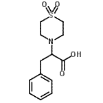 CAS 登录号：100610-68-2， 2-(1,1-二氧代-4-硫代吗啉基)-3-苯丙酸