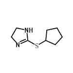 CAS#: 100720-89-6, 2-(Cyclopentylsulfanyl)-4,5-Dihydro-1H-Imidazole