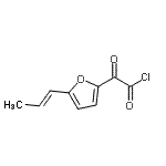 CAS#: 100750-55-8, Oxo{5-[(1E)-1-Propen-1-Yl]-2-Furyl}Acetyl Chloride