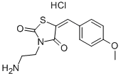 CAS#: 100795-92-4, (5E)-3-(2-Aminoethyl)-5-(4-Methoxybenzylidene)-1,3-Thiazolidine-2,4-Dione Hydrochloride