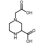 CAS#: 100828-24-8, 4-(Carboxymethyl)-2-Piperazinecarboxylic Acid
