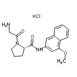CAS#: 100929-90-6, Glycyl-N-(4-Methoxy-2-Naphthyl)-L-Prolinamide Hydrochloride (1:1)