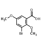 CAS#: 100940-12-3, 3-Bromo-2,5-Dimethoxybenzoic Acid