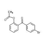 CAS#: 100954-50-5, 2-(4-Bromobenzoyl)Phenyl Acetate