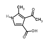 CAS#: 100960-95-0, 4-Acetyl-5-Methyl-1H-Pyrrole-3-Carboxylic Acid