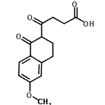 CAS#: 100976-74-7, 4-(6-Methoxy-1-Oxo-1,2,3,4-Tetrahydro-2-Naphthalenyl)-4-Oxobutanoic Acid