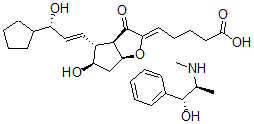 CAS#: 100992-40-3, 15-Cyclopentyl-7-Oxo-Prostaglandin I2-Ephedrine