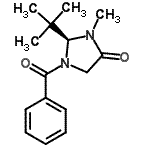 CAS 登录号：101055-56-5， (2S)-1-苯甲酰基-3-甲基-2-(2-甲基-2-丙基)-4-咪唑烷酮