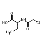 CAS#: 101072-54-2, 2-[(Chloroacetyl)Amino]Butanoic Acid