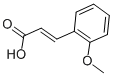 CAS 登录号：1011-54-7， (2E)-3-(2-甲氧基苯基)-2-丙烯酸