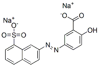 CAS#: 10114-97-3, 2-Hydroxy-5-[(8-Sulfo-2-Naphthalenyl)Azo]Benzoic Acid Disodium Salt