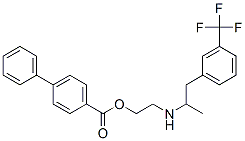 CAS#: 101221-55-0, 2-[1-[3-(Trifluoromethyl)Phenyl]Propan-2-Ylamino]Ethyl 4-Phenylbenzoate