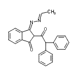 CAS#: 101228-21-1, (3E)-2-(Diphenylacetyl)-3-[(2E)-Ethylidenehydrazono]-1-Indanone
