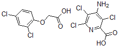 CAS#: 101239-75-2, 4-Amino-3,5,6-Trichloropyridine-2-Carboxylic Acid; 2-(2,4-Dichlorophenoxy)Acetic Acid