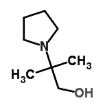 CAS#: 101258-96-2, 2-Methyl-2-Pyrrolidin-1-Yl-Propan-1-Ol