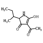 CAS#: 1013-59-8, 4-Acetyl-2-Sec-Butyl-5-Hydroxy-1,2-Dihydro-3H-Pyrrol-3-One