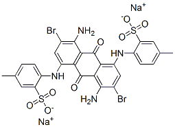 CAS#: 10130-53-7, 2,2'-[(4,8-Diamino-3,7-Dibromo-9,10-Dihydro-9,10-Dioxo-1,5-Anthracenediyl)Diimino]Bis[5-Methyl-Benzenesulfonic Acid] Disodium Salt