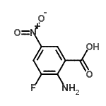 CAS 登录号：101336-14-5， 2-氨基-3-氟-5-硝基苯甲酸