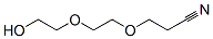 CAS#: 10143-54-1, 3-[2-(2-Hydroxyethoxy)Ethoxy]Propanenitrile