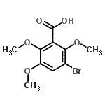 CAS#: 101460-22-4, 3-Bromo-2,5,6-Trimethoxybenzoic Acid