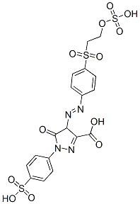 CAS#: 10149-98-1, 4,5-Dihydro-5-Oxo-4-[[4-[[2-(Sulphooxy)Ethyl]Sulphonyl]Phenyl]Azo]-1-(4-Sulphophenyl)-1H-Pyrazole-3-Carboxylic Acid