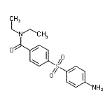 CAS#: 101533-58-8, 4-[(4-Aminophenyl)Sulfonyl]-N,N-Diethylbenzamide