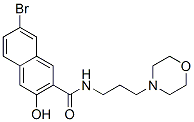 CAS 登录号：10155-48-3， 7-溴-3-羟基-N-[3-(吗啉-4-基)丙基]萘-2-甲酰胺