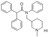 CAS#: 101651-72-3, 2,2-Diphenyl-N-((1-Methyl-3-Piperidyl)Methyl)Acetanilide Hydriodide