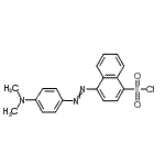 CAS 登录号：101687-13-2， 4-{[4-(二甲基氨基)苯基]偶氮}-1-萘磺酰基氯化物