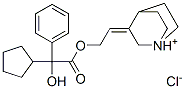 CAS#: 101710-89-8, [(2E)-2-(1-Azoniabicyclo[2.2.2]Octan-3-Ylidene)Ethyl] 2-Cyclopentyl-2-Hydroxy-2-Phenylacetate Chloride