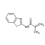 CAS#: 101830-95-9, N-(1,3-Benzothiazol-2-Yl)-2-Methylacrylamide